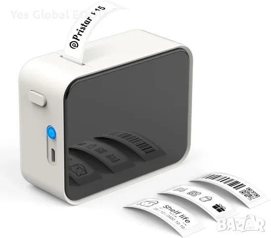Pristar P15 Bluetooth термопринтер за етикети, бял