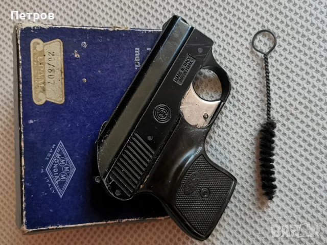 Пистолет Lancia Razzi Mod.1900 6mm.Антика.Модел 1900 г., снимка 5 - Въздушно оръжие - 50922652