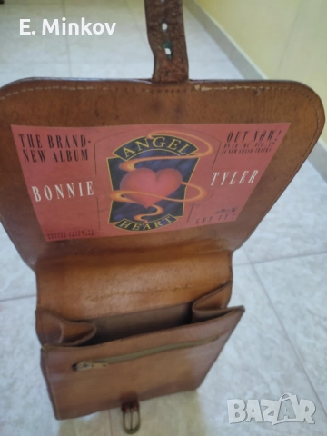 Мъжка кожена ретро чанта, снимка 3 - Портфейли, портмонета - 51509381