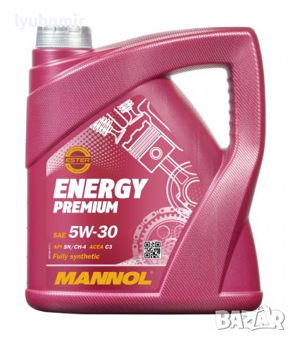 Моторно масло MANNOL ENERGY PREMIUM 5W30, 4л