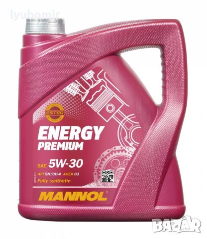 Моторно масло MANNOL ENERGY PREMIUM 5W30, 4л, снимка 1