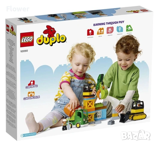 Конструктор LEGO Duplo - Строителна площадка (10990), снимка 7 - Конструктори - 53152910