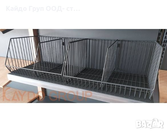 Телен кош с 1 подвижна преграда 50/40/26 см! НОВО НАЛИЧНИ! Търговско оборудване!, снимка 7 - Стелажи и щандове - 42012642