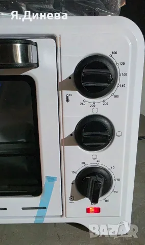 Малка фурничка Moulinex 19L с транспортен дефект , снимка 4 - Печки, фурни - 56106268