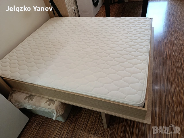 „Вертикално падащо легло 160×190 см матрак, снимка 5 - Спални и легла - 53354071