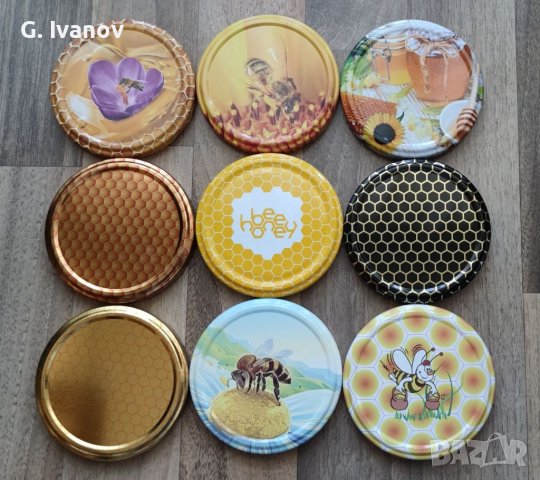 Капачки за буркани Мед Трушия Мармалад , снимка 1 - Пчелни продукти - 39153758