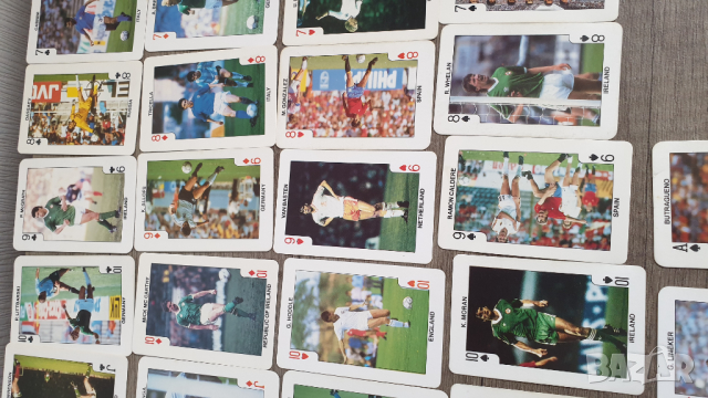 Колекция карти за игра с футболисти евро'88 пълен комплект, снимка 11 - Колекции - 44808796