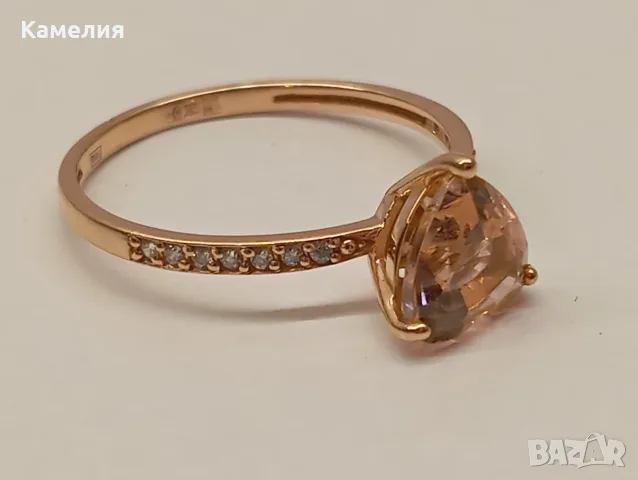 Руско злато. Пръстен , снимка 7 - Пръстени - 55831659