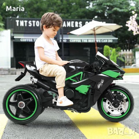 Акумулаторен МОТОР Ninja Duo 12V - 3 меки гуми с Кожена седалка, снимка 11 - Други - 34368574