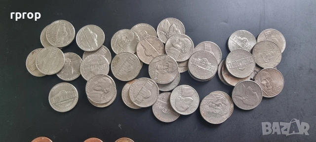 САЩ . 1, 5 и 10 цента . 117 бройки., снимка 3 - Нумизматика и бонистика - 49203733