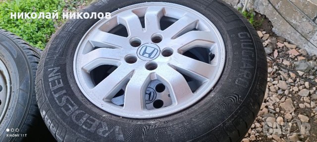 Летни гуми с алуминиеви джанти за Honda CR-V  втора генерация, снимка 4 - Гуми и джанти - 40126112