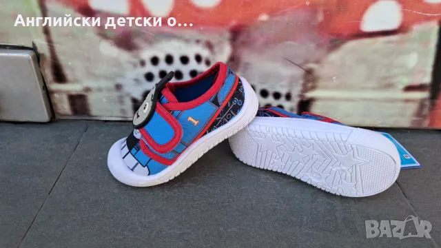 Английски детски кецки с Train Thomas, снимка 4 - Детски гуменки - 49373274