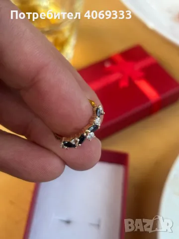 Красив златен пръстен 2.12гр 14к, снимка 4 - Пръстени - 50073630