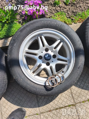 Алуминиеви джанти с гуми , снимка 14 - Гуми и джанти - 53850695