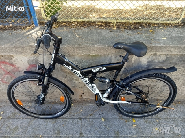 26 цола алуминиев велосипед с 21 скорости усилени капли амортисьори предни и задни , снимка 5 - Велосипеди - 51692693