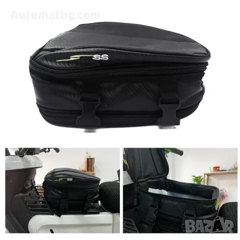 Мото чанта Automat, Водоустойчива, 30x20x12см, Черен, снимка 4 - Аксесоари и консумативи - 49346019