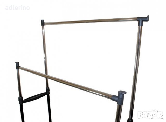 Двойна закачалка за дрехи, практична подвижна закачалка, снимка 5 - Закачалки - 34470827