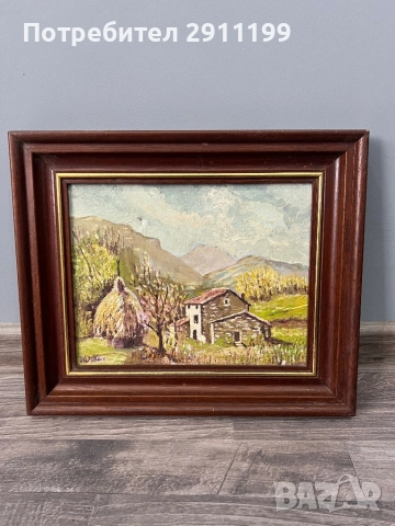 Картина с маслени бои, комплект от четири, снимка 4 - Картини - 51730448