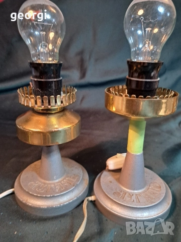 ретро съветски настолни лампи Луган 30/5, снимка 2 - Настолни лампи - 52745708