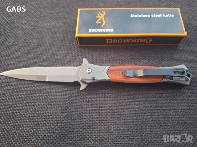 Сгъваем джобен нож Browning,FA 52, снимка 2 - Ножове - 49493018
