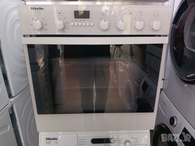 Уникална бяла печка за вграждане Миеле Miele Made in Germany с две години гаранция! , снимка 2 - Печки, фурни - 53820815