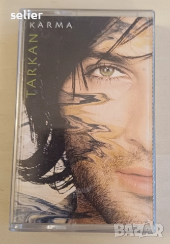 Tarkan ‎– Karma Оригинална касетка Издание 🇹🇷 Turkey 2001г Състояние:отлично Цена:20лв