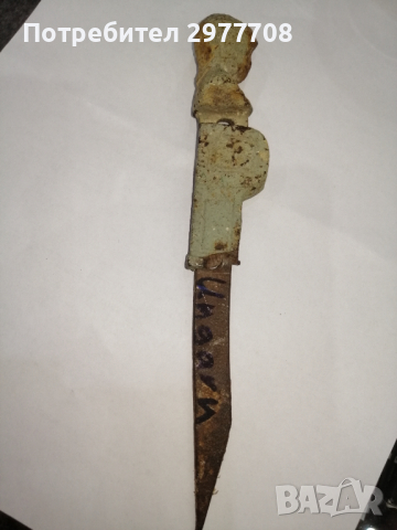 Стара метална отливка ХIX в, снимка 1