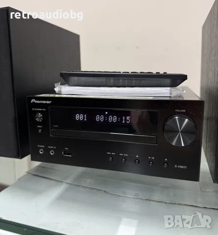 🔈Мини аудио система - Pioneer X-HM11-K - нова с дистанционно и кашон - Bluetooth,AUX,FM,CD,USB🔈, снимка 2 - Аудиосистеми - 56086411