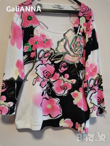 СТРАХОТНА БЛУЗА ЕФЕКТЕН ДЕСЕН 2XL