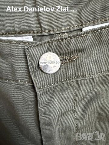 Къси панталони Carhartt WIP Presenter Bermuda (Размер W29 / Маслинено зелено), снимка 3 - Къси панталони и бермуди - 55860621
