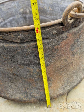 Голямо Метално Котле/Менче , снимка 9 - Декорация за дома - 52082538