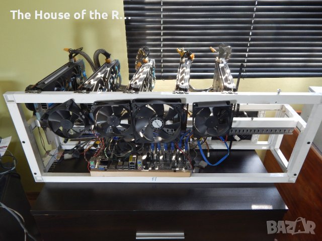 майнинг риг с видео карти Mining rig 