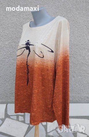 5XL Нова  туника с водно конче , снимка 4 - Блузи с дълъг ръкав и пуловери - 44467667