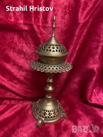 Свещници и кандило, снимка 4 - Антикварни и старинни предмети - 53278547