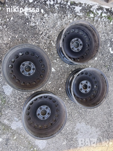 железни джанти 5х112 , 16 цола , голф , пасат , тоуран , шаран, снимка 4 - Гуми и джанти - 52524201