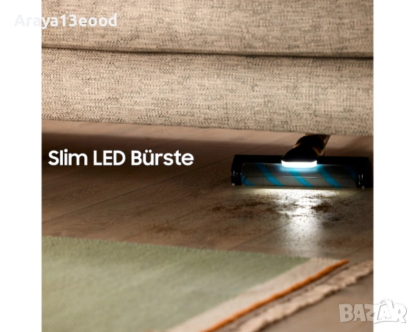 Безжична прахосмукачка със станция за почистване Samsung Jet 85 VS20C85G4PB/WD, снимка 6 - Прахосмукачки - 53799392