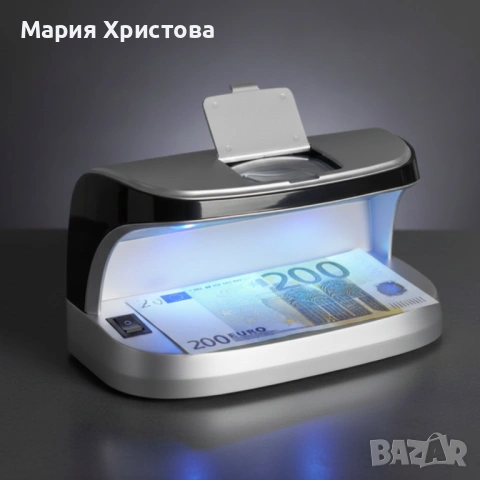 Детектор за фалшиви банкноти – преносим UV детектор с магнитен сензор и вградена батерия, снимка 5 - Друга електроника - 53083809
