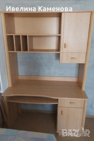 Комплект секция и бюро с надстройка , снимка 2 - Бюра - 53849103
