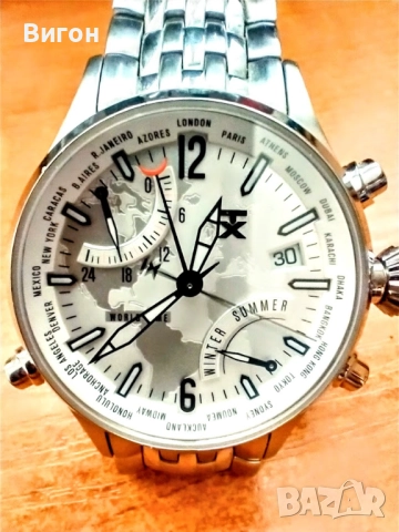 TX Techno Luxury World Time And Season T3B821