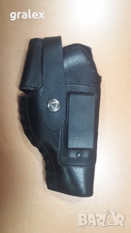 Кобур-калъф за пистолет от естествена кожа, снимка 3 - Оборудване и аксесоари за оръжия - 38625605