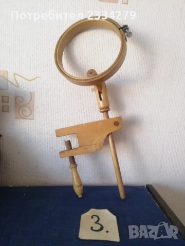 Стари предмети части от дървен стан за тъкане на ръка и уред за продерии. , снимка 6 - Антикварни и старинни предмети - 52388806