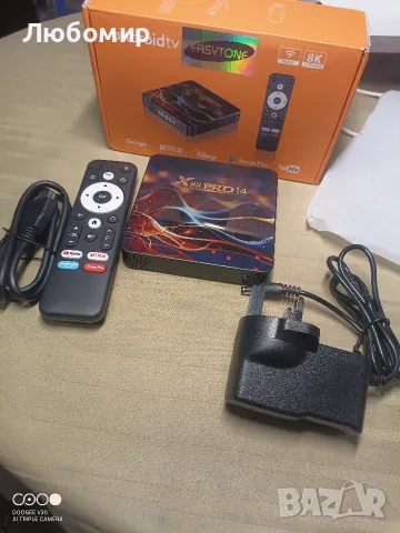 Android 14.0 TV Box, Android Box 2GB RAM 16GB ROM RK3518 Quad-Core 64bit Cortex-A53, TV Box , снимка 2 - Плейъри, домашно кино, прожектори - 55710663