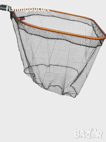 Професионален кеп за трофейни риби 2.55мт Osako CatFish Rubber Net, снимка 3 - Такъми - 53471711