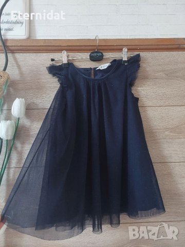Официална детска блестяща рокля с тюл, снимка 3 - Детски рокли и поли - 41364061
