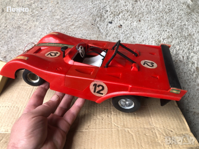 стара кола с дистанционно - FERRARI 312 PB - PIKO - DDR , снимка 6 - Антикварни и старинни предмети - 46382826
