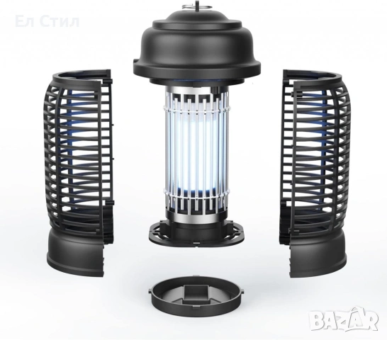 Електрически уред против комари и насекоми Bug Zapper QH50A-20W – 20W, обхват 80м, снимка 2 - Други - 53588026