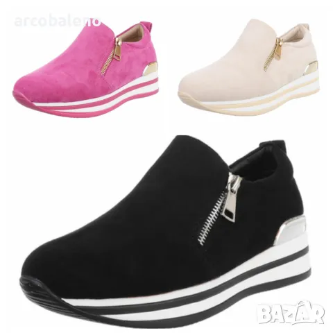 Дамски ниски маратонки, 3цвята 