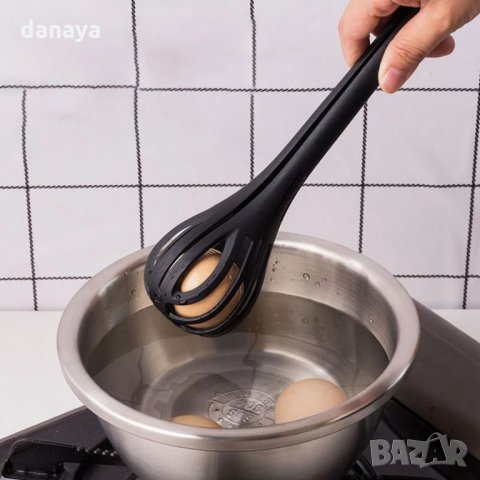 1177 Мултифункционална кухненска щипка за сервиране и готвене 27.5см, снимка 6 - Прибори за хранене, готвене и сервиране - 26650812