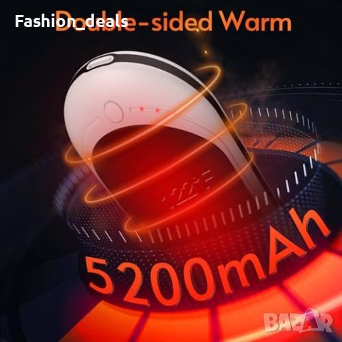 Нов Ръчен акумулаторен нагревател за лов къмпинг 5200 mAh батерия Power bank, снимка 2 - Други стоки за дома - 42510632