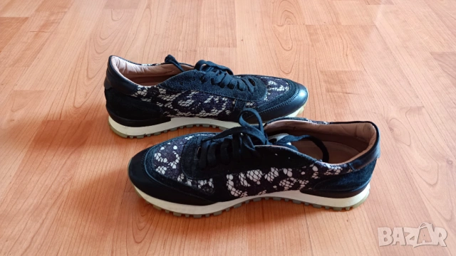 Twinset спортни обувки от естествен велур и дантела, снимка 7 - Дамски ежедневни обувки - 53475554